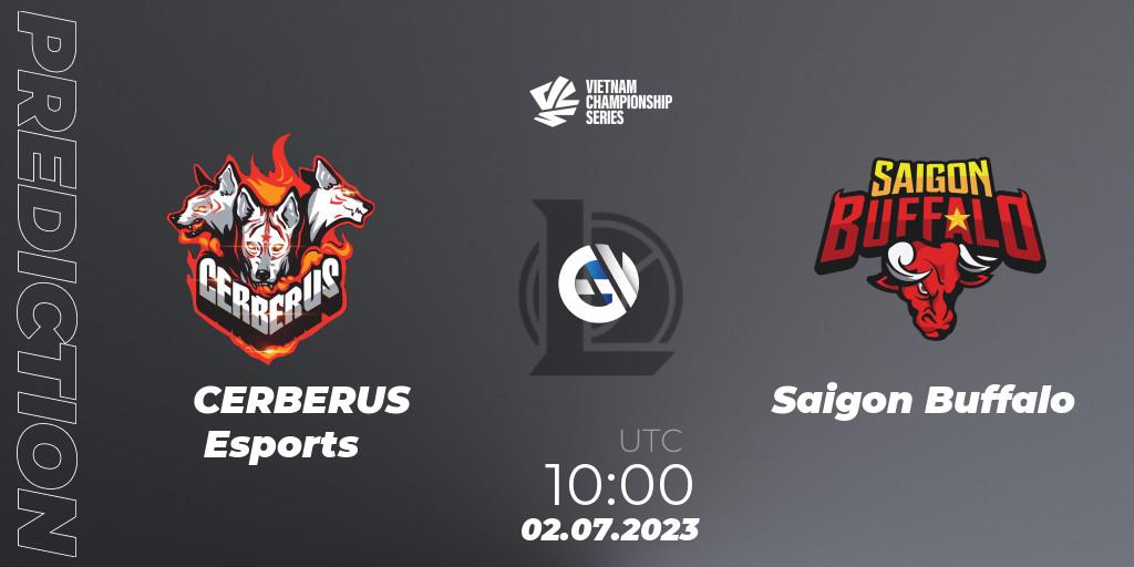 Prognose für das Spiel CERBERUS Esports VS Saigon Buffalo. 02.07.2023 at 10:00. LoL - VCS Dusk 2023