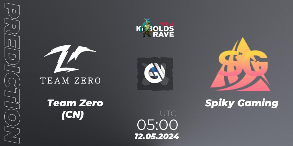 Prognose für das Spiel Team Zero (CN) VS Spiky Gaming. 12.05.2024 at 05:00. Dota 2 - Cringe Station Kobolds Rave 2