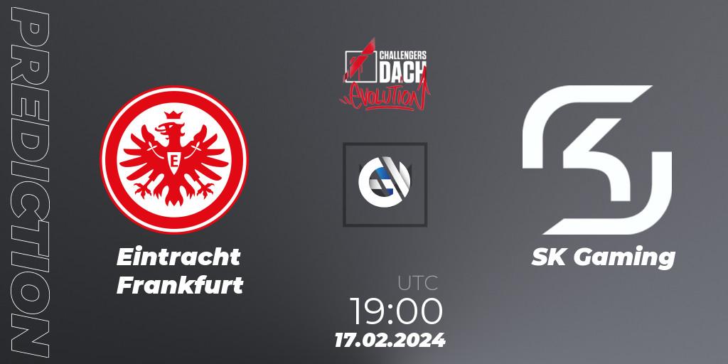 Prognose für das Spiel Eintracht Frankfurt VS SK Gaming. 17.02.2024 at 18:20. VALORANT - VALORANT Challengers 2024 DACH: Evolution Split 1