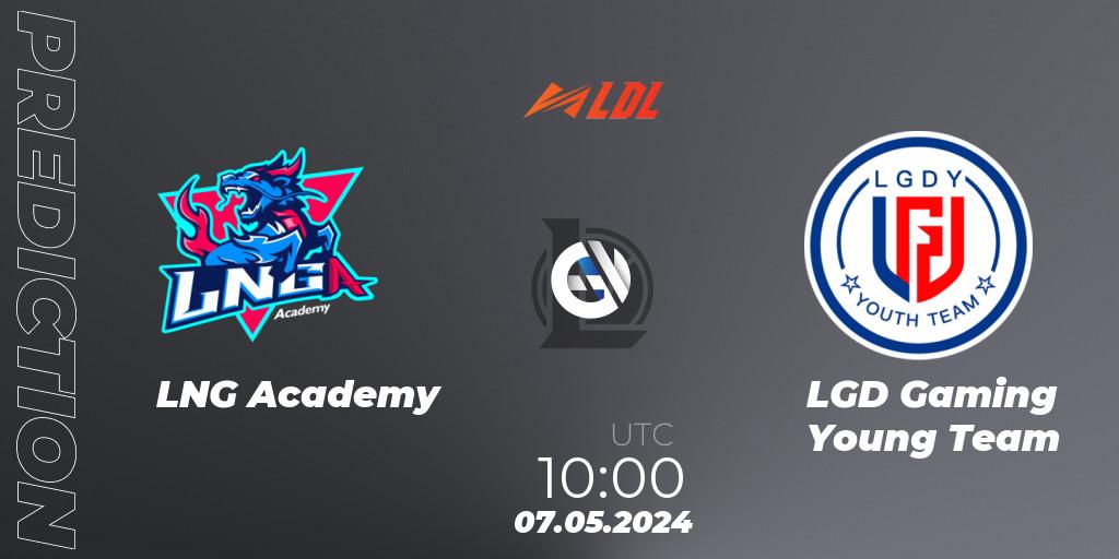 Prognose für das Spiel LNG Academy VS LGD Gaming Young Team. 07.05.24. LoL - LDL 2024 - Stage 2