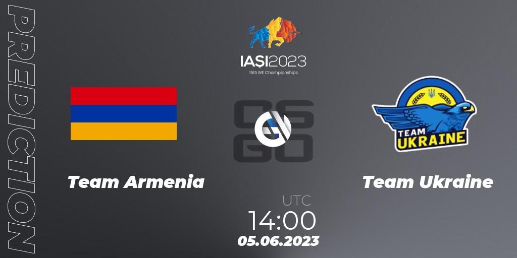 Prognose für das Spiel Team Armenia VS Team Ukraine. 05.06.23. CS2 (CS:GO) - IESF World Esports Championship 2023: Eastern Europe Qualifier