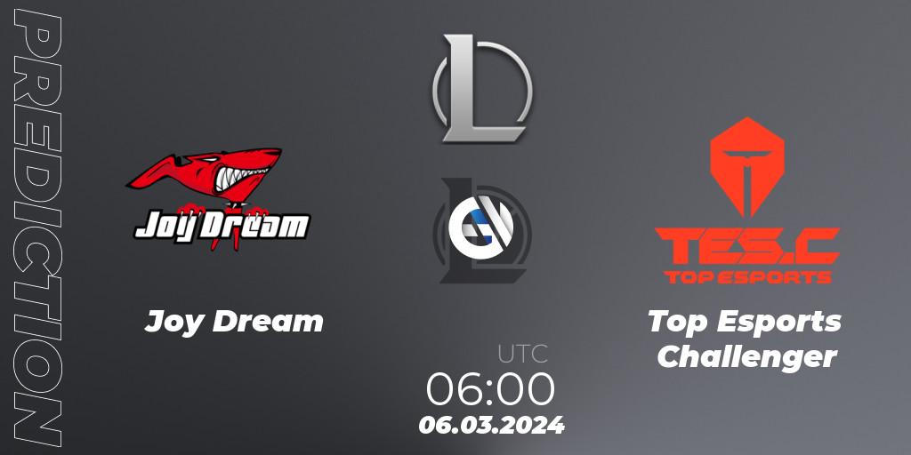 Prognose für das Spiel Joy Dream VS Top Esports Challenger. 06.03.24. LoL - LDL 2024 - Stage 1