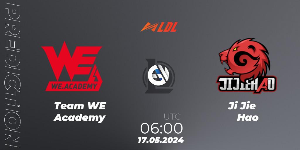 Prognose für das Spiel Team WE Academy VS Ji Jie Hao. 17.05.2024 at 06:00. LoL - LDL 2024 - Stage 2