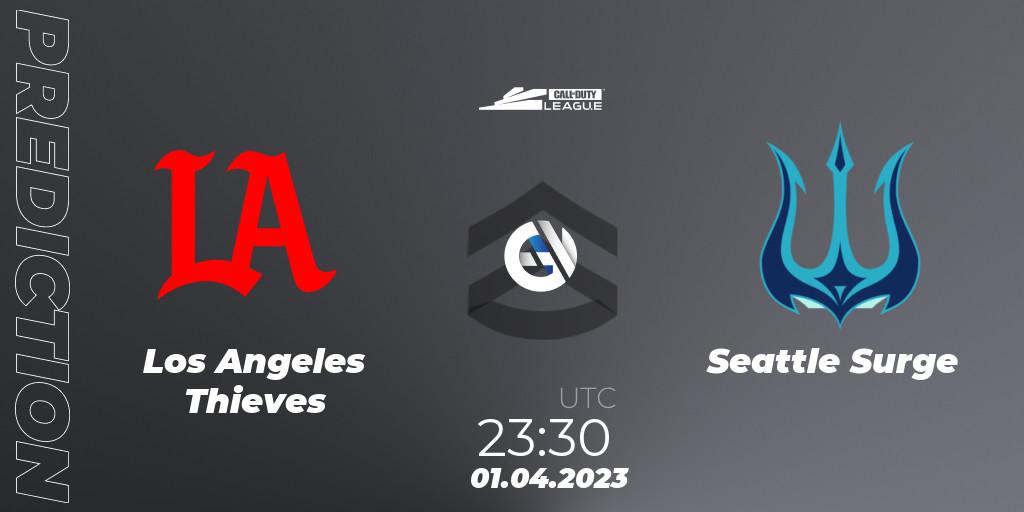 Prognose für das Spiel Los Angeles Thieves VS Seattle Surge. 01.04.2023 at 23:30. Call of Duty - Call of Duty League 2023: Stage 4 Major Qualifiers