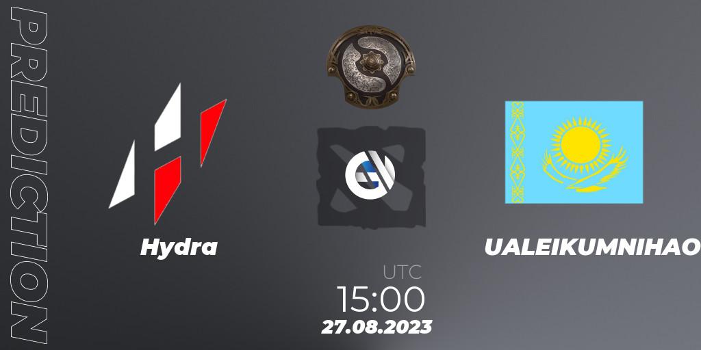 Prognose für das Spiel Hydra VS UALEIKUMNIHAO. 22.08.23. Dota 2 - The International 2023 - Eastern Europe Qualifier