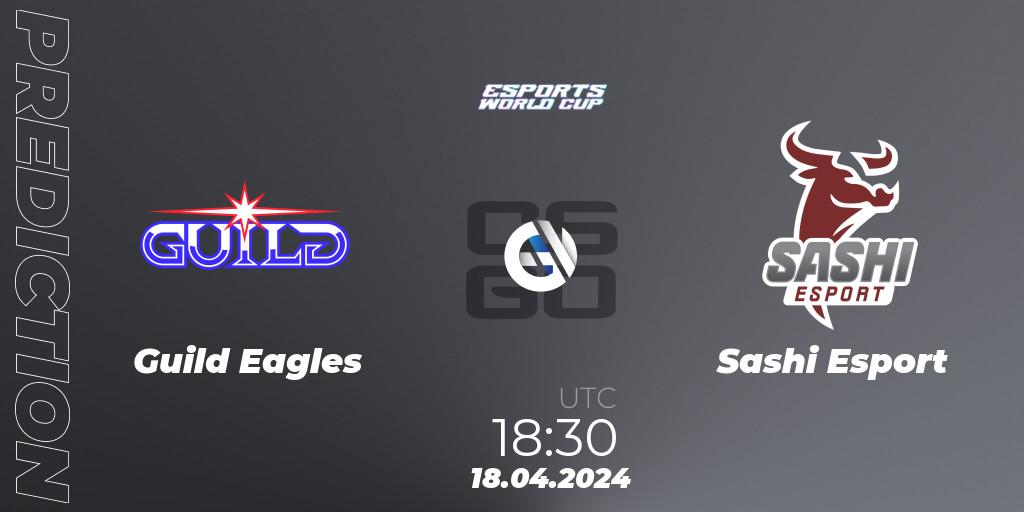Prognose für das Spiel Guild Eagles VS Sashi Esport. 18.04.24. CS2 (CS:GO) - Esports World Cup 2024: European Open Qualifier