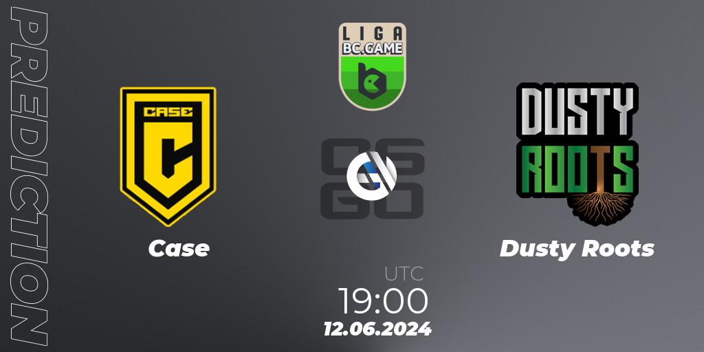 Prognose für das Spiel Case VS Dusty Roots. 15.06.2024 at 18:00. Counter-Strike (CS2) - Dust2 Brasil Liga Season 3