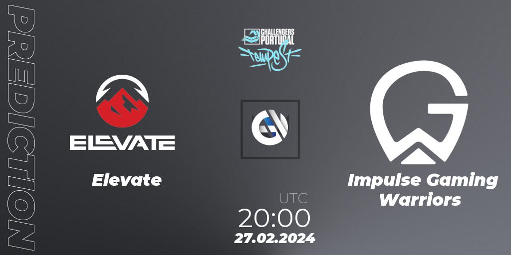 Prognose für das Spiel Elevate VS Impulse Gaming Warriors. 27.02.24. VALORANT - VALORANT Challengers 2024 Portugal: Tempest Split 1