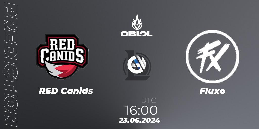 Prognose für das Spiel RED Canids VS Fluxo. 23.06.2024 at 16:00. LoL - CBLOL Split 2 2024 - Group Stage