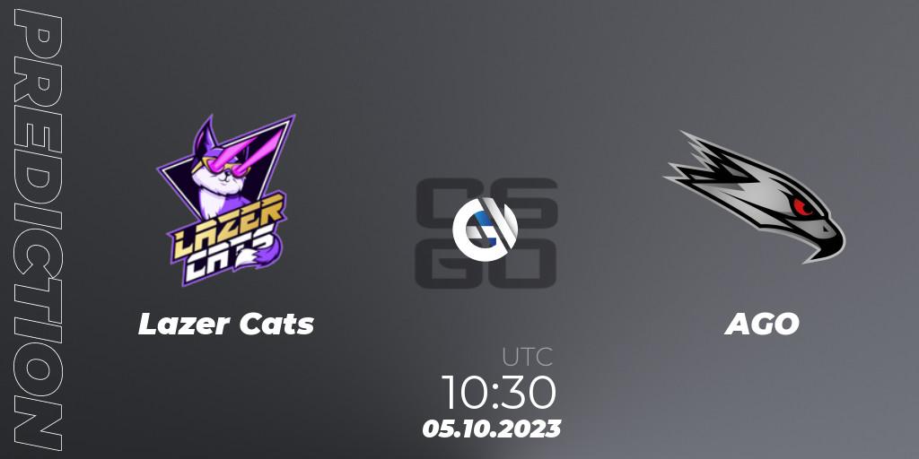 Prognose für das Spiel Lazer Cats VS AGO. 06.10.23. CS2 (CS:GO) - European Pro League Season 11: Division 2