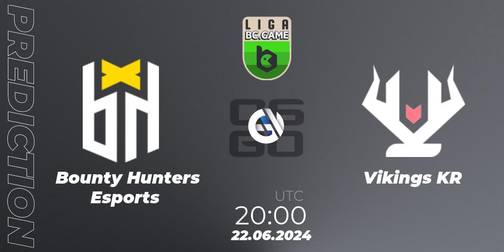 Prognose für das Spiel Bounty Hunters Esports VS Vikings KR. 27.06.2024 at 16:00. Counter-Strike (CS2) - Dust2 Brasil Liga Season 3: Division 1