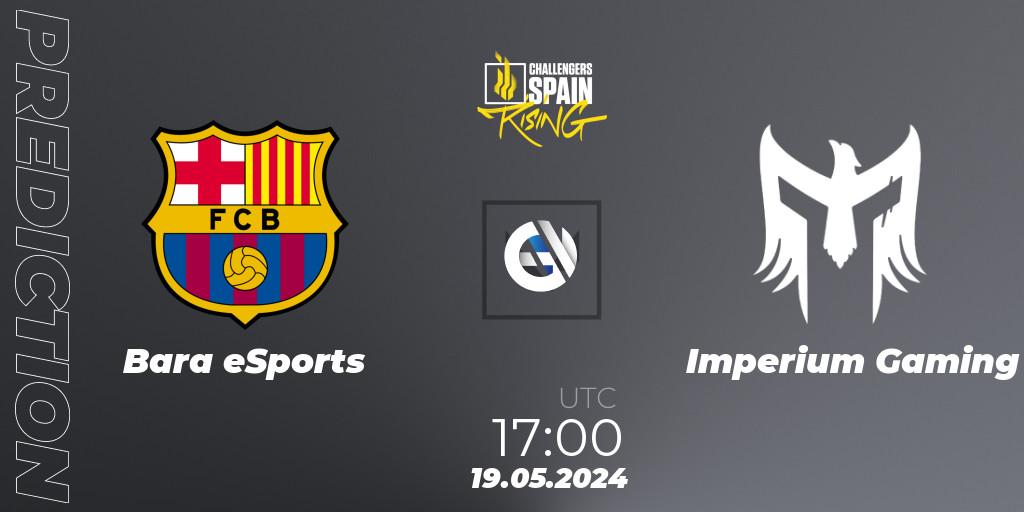 Prognose für das Spiel Barça eSports VS Imperium Gaming. 19.05.2024 at 16:00. VALORANT - VALORANT Challengers 2024 Spain: Rising Split 2