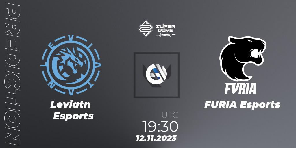 Prognose für das Spiel Leviatán Esports VS FURIA Esports. 12.11.23. VALORANT - Superdome 2023 - Colombia