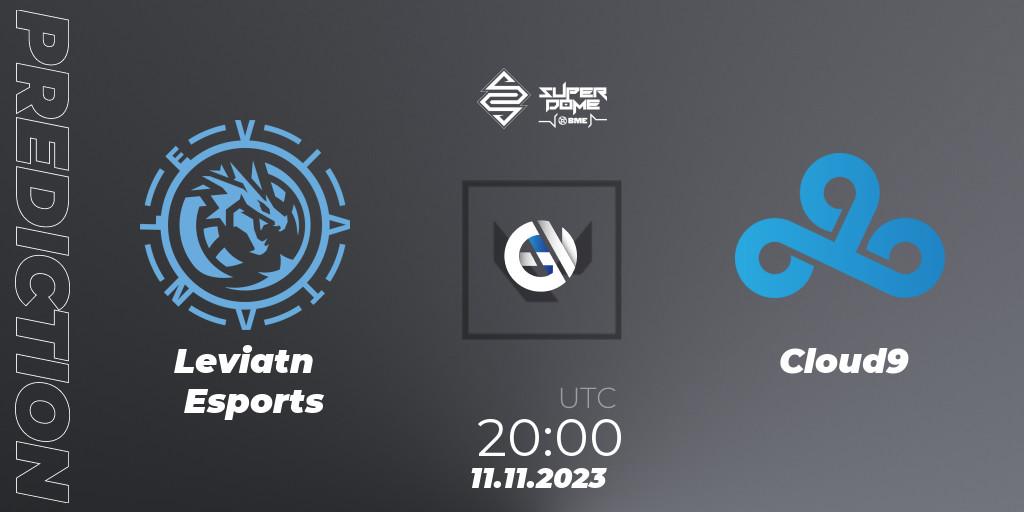Prognose für das Spiel Leviatán Esports VS Cloud9. 11.11.23. VALORANT - Superdome 2023 - Colombia