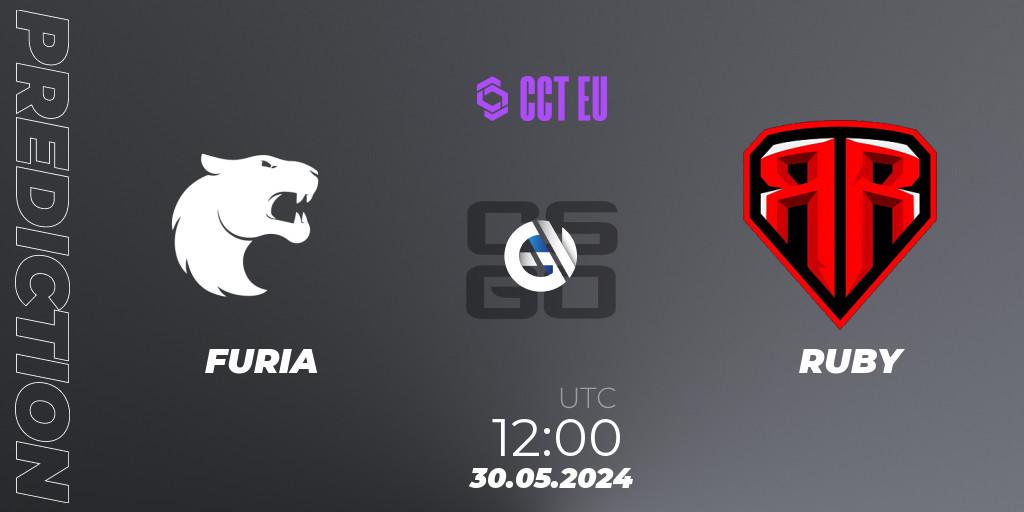 Prognose für das Spiel FURIA VS RUBY. 30.05.2024 at 12:00. Counter-Strike (CS2) - CCT Season 2 Europe Series 4