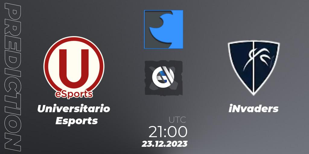 Prognose für das Spiel Universitario Esports VS iNvaders. 23.12.2023 at 21:00. Dota 2 - FastInvitational DotaPRO Season 2
