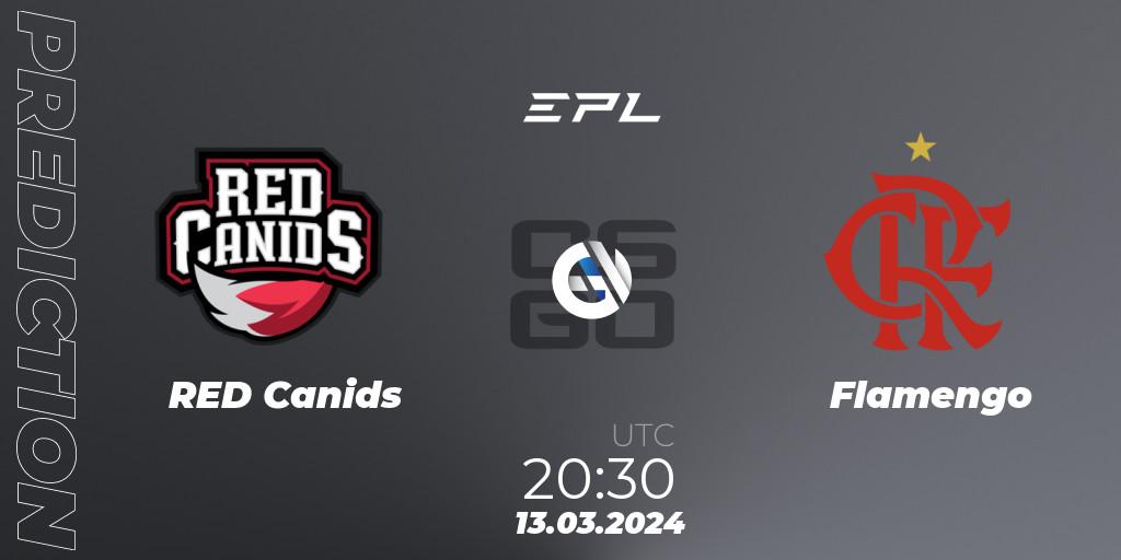 Prognose für das Spiel RED Canids VS Flamengo. 14.03.24. CS2 (CS:GO) - EPL World Series: Americas Season 7