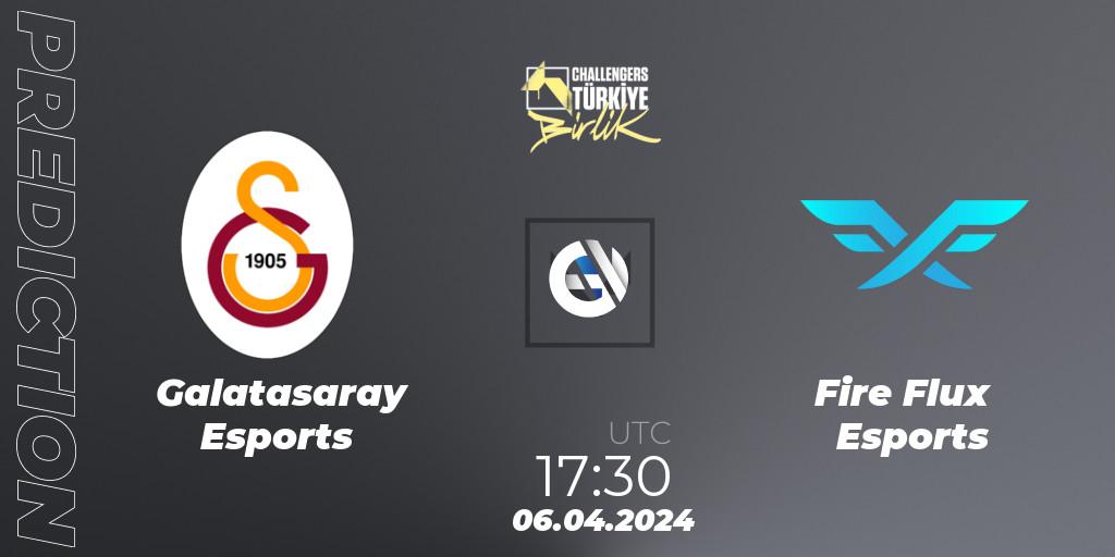 Prognose für das Spiel Galatasaray Esports VS Fire Flux Esports. 06.04.2024 at 17:30. VALORANT - VALORANT Challengers 2024 Turkey: Birlik Split 1