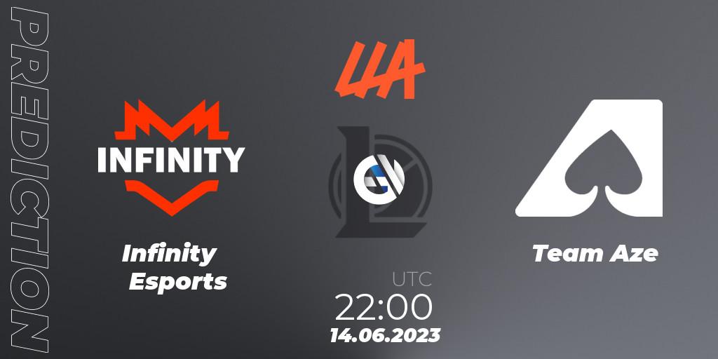Prognose für das Spiel Infinity Esports VS Team Aze. 14.06.2023 at 22:00. LoL - LLA Closing 2023 - Group Stage