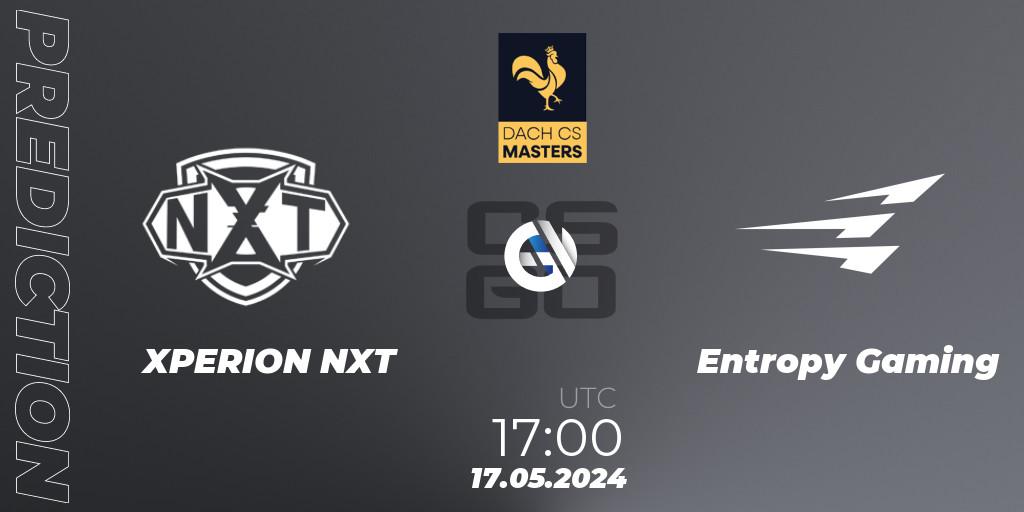 Prognose für das Spiel XPERION NXT VS Entropy Gaming. 17.05.2024 at 17:00. Counter-Strike (CS2) - DACH CS Masters Season 1: Division 2