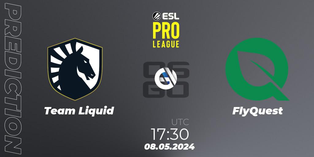 Prognose für das Spiel Team Liquid VS FlyQuest. 08.05.24. CS2 (CS:GO) - ESL Pro League Season 19