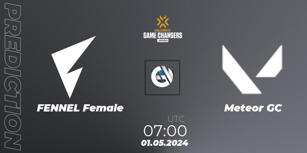 Prognose für das Spiel FENNEL Female VS Meteor GC. 01.05.2024 at 08:00. VALORANT - VCT 2024: Game Changers Japan Split 1