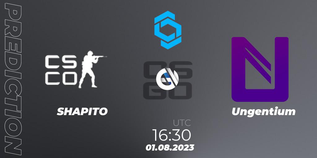 Prognose für das Spiel SHAPITO VS Ungentium. 01.08.23. CS2 (CS:GO) - CCT East Europe Series #1: Closed Qualifier