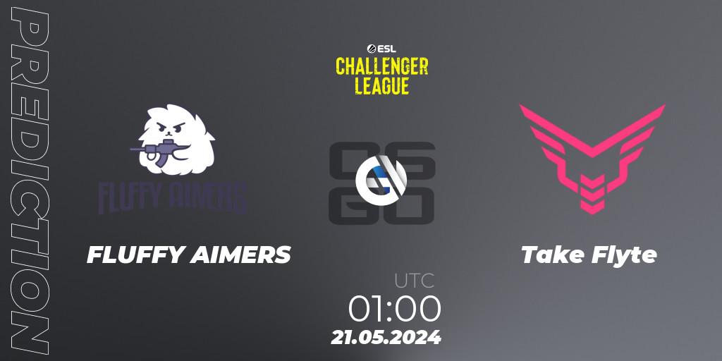 Prognose für das Spiel FLUFFY AIMERS VS Take Flyte. 21.05.2024 at 00:00. Counter-Strike (CS2) - ESL Challenger League Season 47: North America