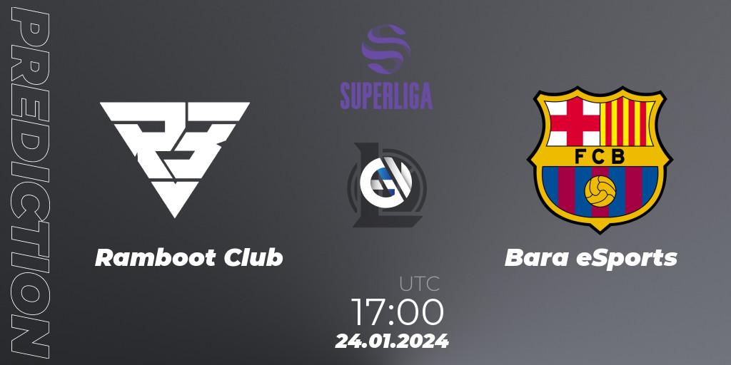 Prognose für das Spiel Ramboot Club VS Barça eSports. 24.01.2024 at 17:00. LoL - Superliga Spring 2024 - Group Stage