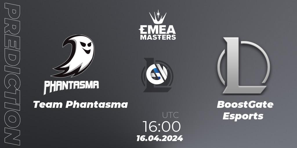 Prognose für das Spiel Team Phantasma VS BoostGate Esports. 16.04.24. LoL - EMEA Masters Spring 2024 - Play-In
