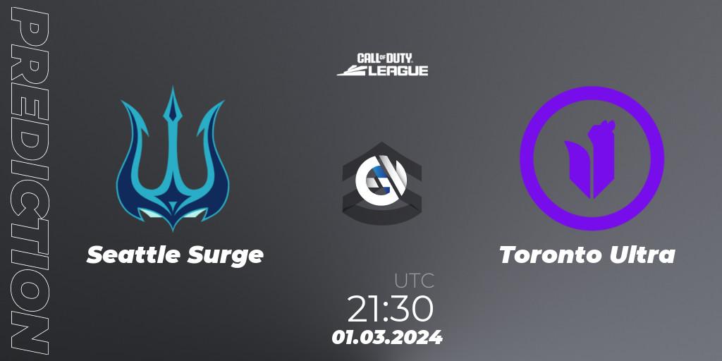 Prognose für das Spiel Seattle Surge VS Toronto Ultra. 01.03.2024 at 21:30. Call of Duty - Call of Duty League 2024: Stage 2 Major Qualifiers