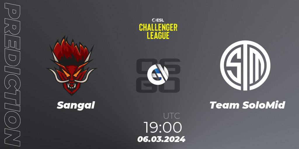 Prognose für das Spiel Sangal VS Team SoloMid. 06.03.24. CS2 (CS:GO) - ESL Challenger League Season 47: Europe
