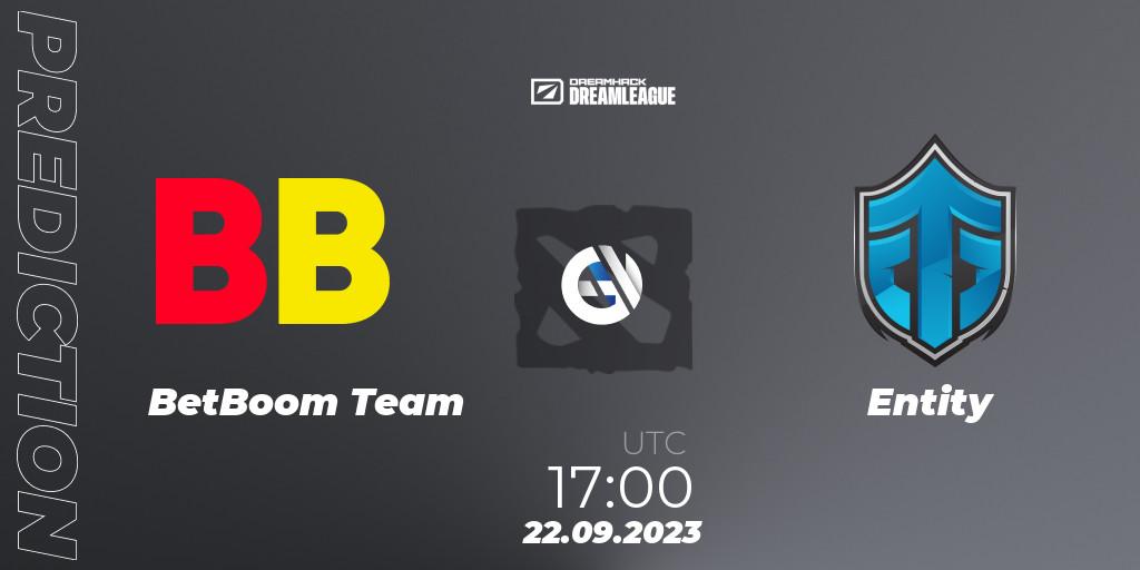 Prognose für das Spiel BetBoom Team VS Entity. 22.09.23. Dota 2 - DreamLeague Season 21