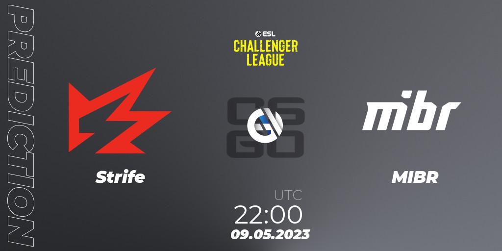 Prognose für das Spiel Strife VS MIBR. 09.05.2023 at 22:00. Counter-Strike (CS2) - ESL Challenger League Season 45: North America