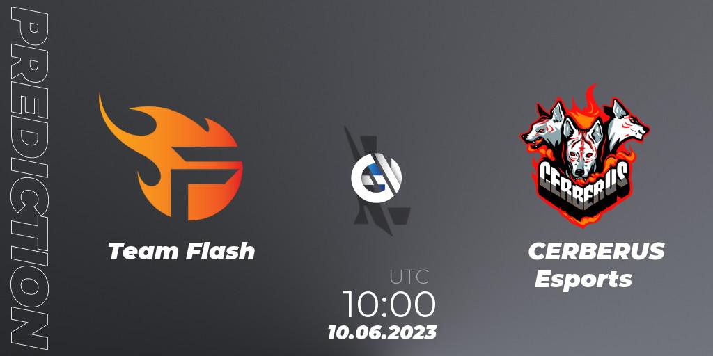 Prognose für das Spiel Team Flash VS CERBERUS Esports. 10.06.2023 at 10:00. Wild Rift - WRL Asia 2023 - Season 1 - Regular Season