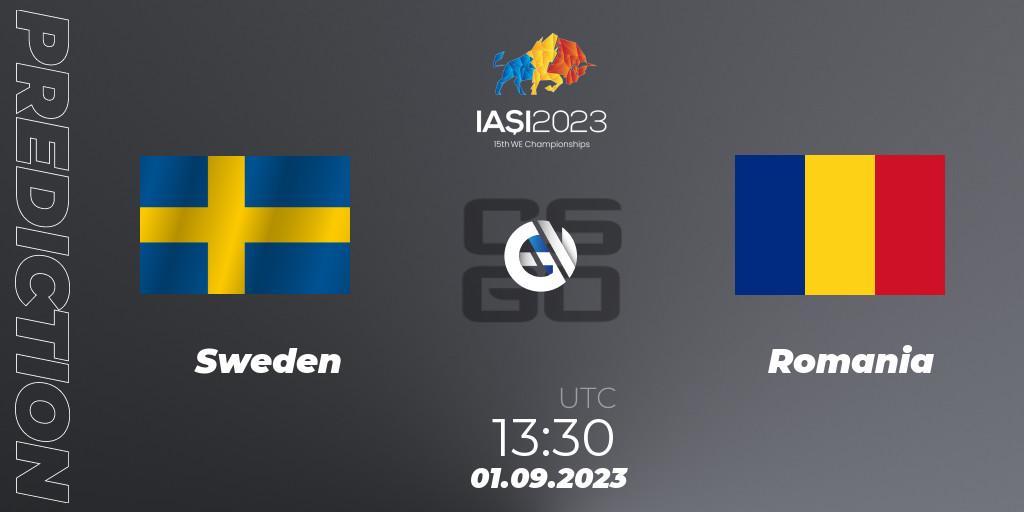 Prognose für das Spiel Sweden VS Romania. 01.09.2023 at 13:45. Counter-Strike (CS2) - IESF World Esports Championship 2023