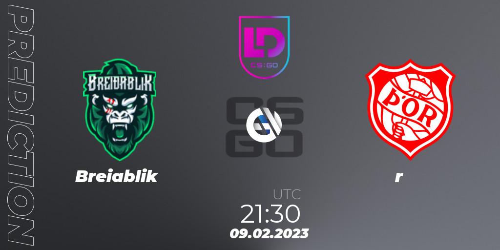 Prognose für das Spiel Breiðablik VS Þór. 09.02.23. CS2 (CS:GO) - Icelandic Esports League Season 7
