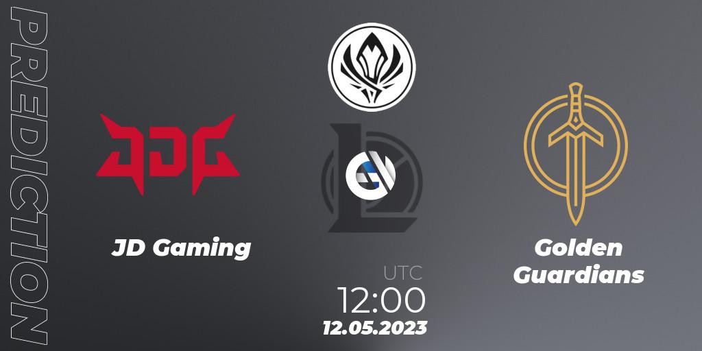 Prognose für das Spiel JD Gaming VS Golden Guardians. 12.05.23. LoL - MSI 2023 - Playoff
