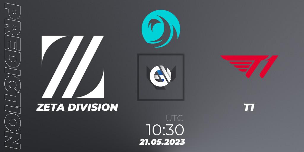 Prognose für das Spiel ZETA DIVISION VS T1. 21.05.23. VALORANT - VCT 2023: Pacific League