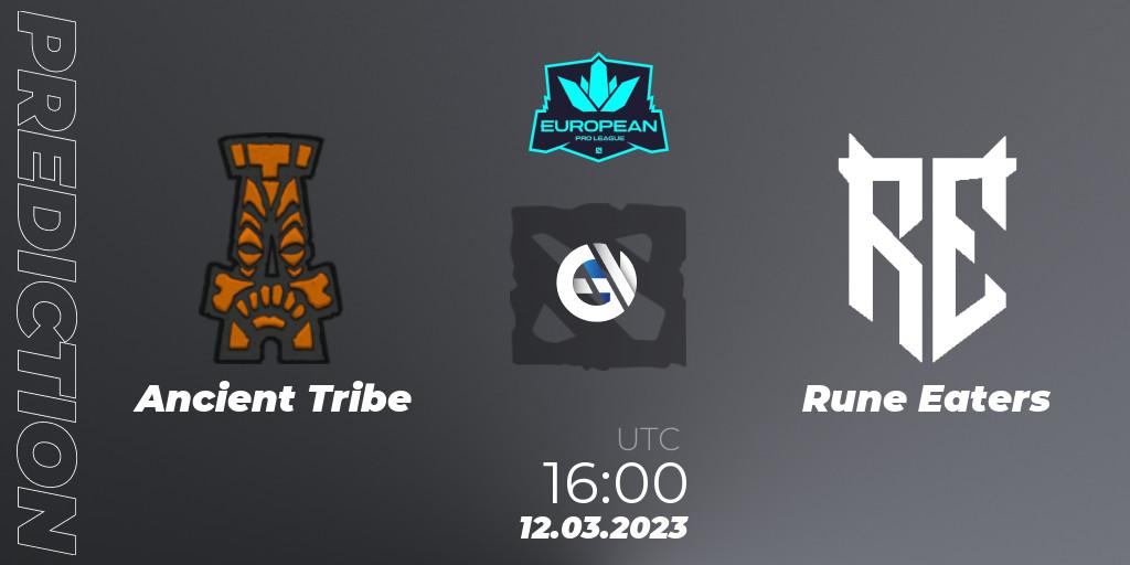 Prognose für das Spiel Ancient Tribe VS Rune Eaters. 12.03.23. Dota 2 - European Pro League Season 7