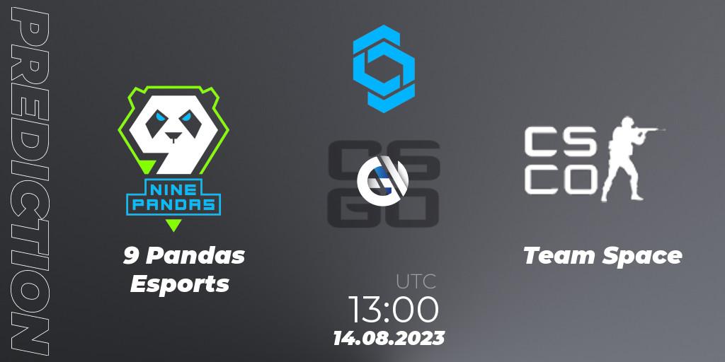 Prognose für das Spiel 9 Pandas Esports VS Team Space. 14.08.2023 at 13:00. Counter-Strike (CS2) - CCT East Europe Series #1
