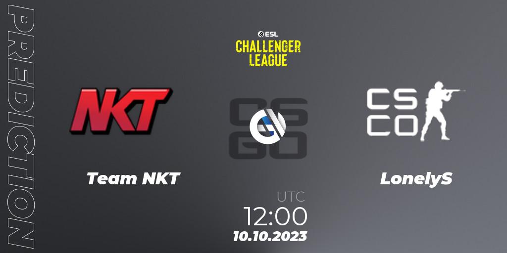 Prognose für das Spiel Team NKT VS LonelyS. 10.10.23. CS2 (CS:GO) - ESL Challenger League Season 46: Asia-Pacific