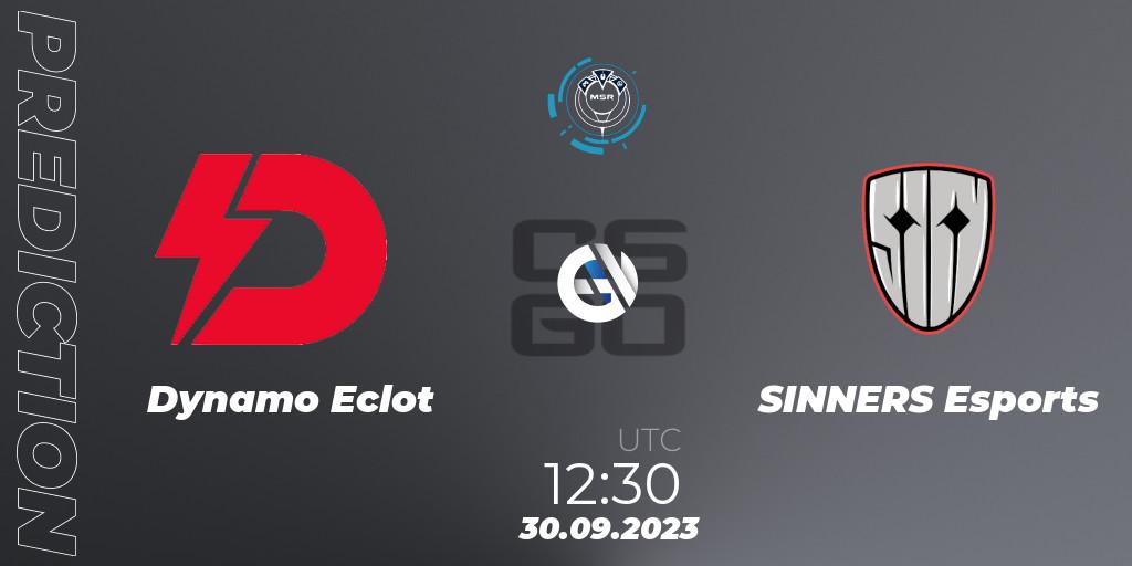 Prognose für das Spiel Dynamo Eclot VS SINNERS Esports. 30.09.2023 at 14:35. Counter-Strike (CS2) - Slovak National Championship 2023