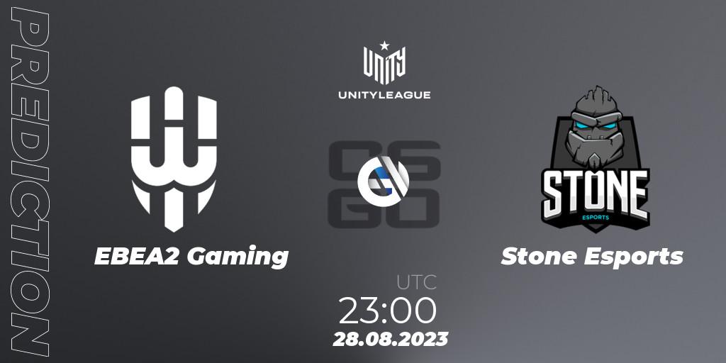 Prognose für das Spiel EBEA2 Gaming VS Stone Esports. 28.08.23. CS2 (CS:GO) - LVP Unity League Argentina 2023