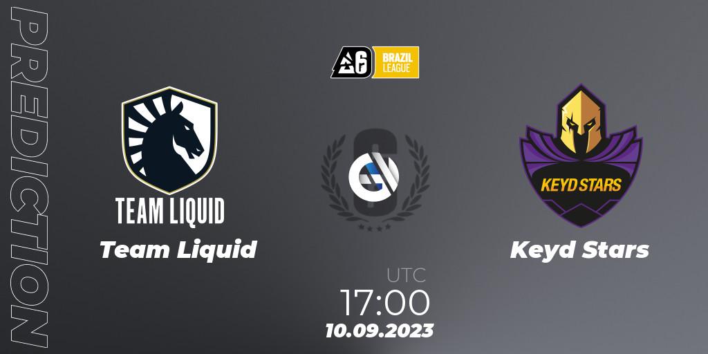 Prognose für das Spiel Team Liquid VS Keyd Stars. 10.09.2023 at 17:00. Rainbow Six - Brazil League 2023 - Stage 2