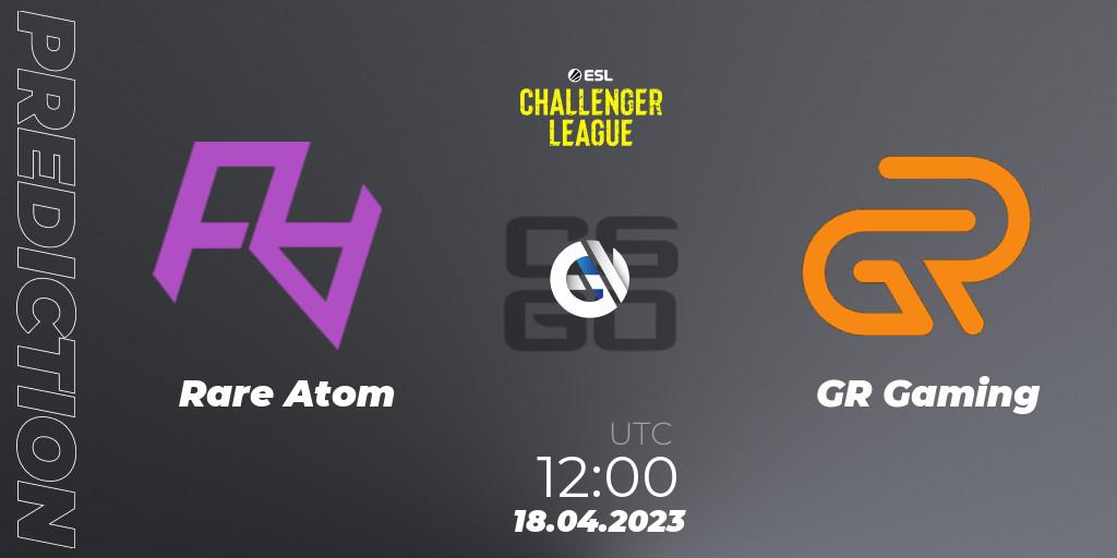 Prognose für das Spiel Rare Atom VS GR Gaming. 18.04.23. CS2 (CS:GO) - ESL Challenger League Season 45: Asia-Pacific