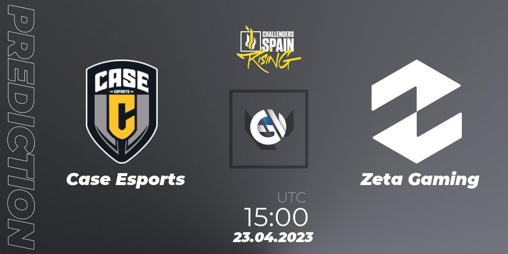 Prognose für das Spiel Case Esports VS Zeta Gaming. 23.04.2023 at 17:00. VALORANT - VALORANT Challengers 2023 Spain: Rising Split 2