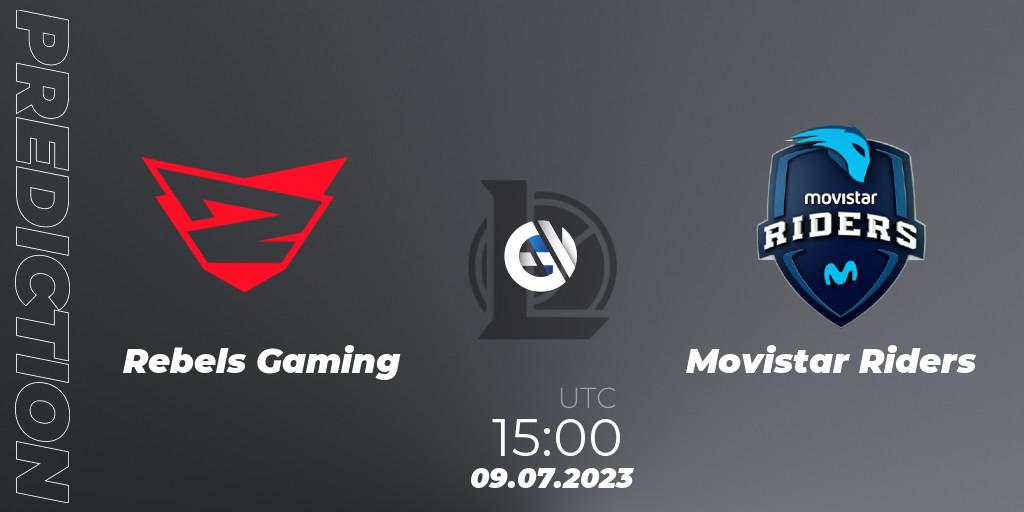 Prognose für das Spiel Rebels Gaming VS Movistar Riders. 09.07.23. LoL - Superliga Summer 2023 - Group Stage