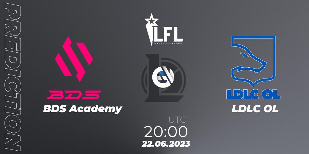 Prognose für das Spiel BDS Academy VS LDLC OL. 22.06.23. LoL - LFL Summer 2023 - Group Stage