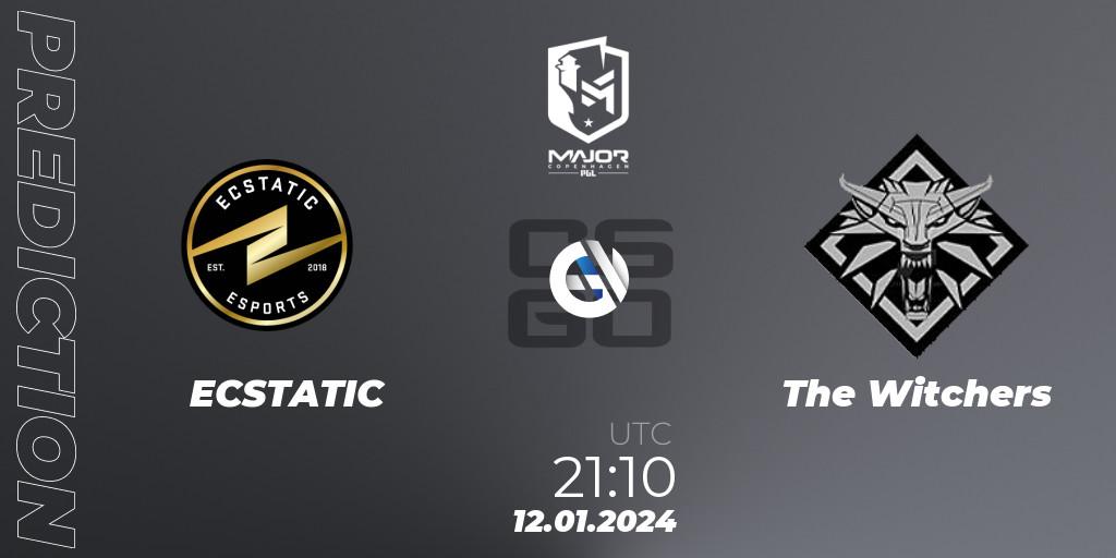 Prognose für das Spiel ECSTATIC VS The Witchers. 12.01.24. CS2 (CS:GO) - PGL CS2 Major Copenhagen 2024 Europe RMR Open Qualifier 3